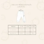 Pantalón con puño – color celeste bebé - Imagen 3