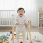 Enterizo mimos del bosque - ositos nubes melón bebé - Imagen 2