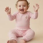 Pantalón con puño – color rosado bebé - Imagen 2