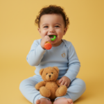 Pantalón con puño – color celeste bebé - Imagen 2