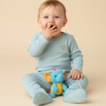 Pantalón con piecito – color verde cemento - Imagen 2