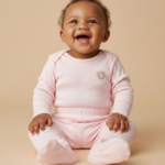 Pantalón con piecito – color rosado bebé - Imagen 2