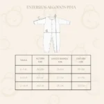 Enterizo ternurita blanco - nubes azules - Imagen 2