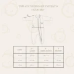 Enterizo algodón de ensueño - color celeste nubes - Imagen 3