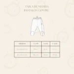 Pantalón con piecito – color crema - Imagen 3